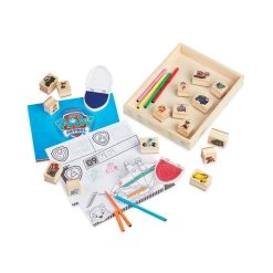 Melissa & Doug 33264 PAW Patrol Stempel Set Holz -Le Toy Van Geschäft 33264 4 PAW Patrol Stempel Set