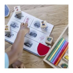 Melissa & Doug 33264 PAW Patrol Stempel Set Holz -Le Toy Van Geschäft 33264 5 PAW Patrol Stempel Set