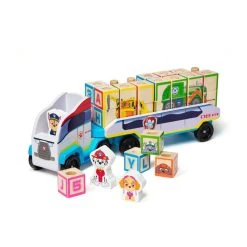 Melissa & Doug 33272 PAW Patrol LKW Mit ABC Holzbausteinen