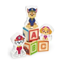 Melissa & Doug 33272 PAW Patrol LKW Mit ABC Holzbausteinen -Le Toy Van Geschäft 33272 4 PAW Patrol LKW mit ABC Holzbausteinen
