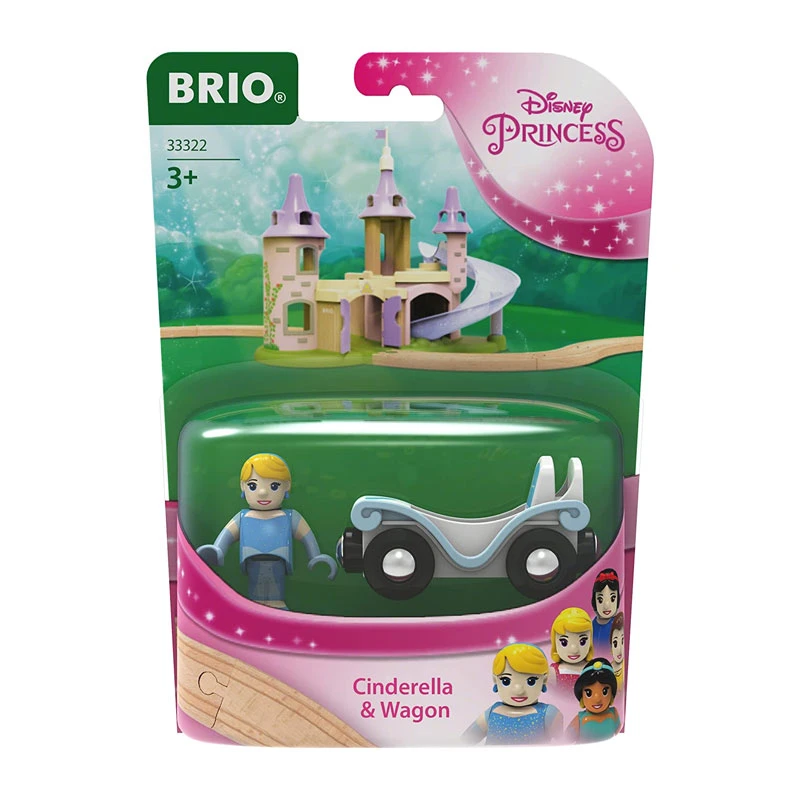 Brio 33322 Disney Princess "Aschenputtel Mit Wagen" Für Holzschienenbahn 4 Brio 33322 Disney Princess "Aschenputtel Mit Wagen" Für Holzschienenbahn – Bild 2