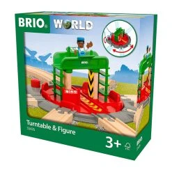 Brio 33476 Lok-Drehscheibe Mit Kontrollbrücke Für Holzschienenbahn 7 Brio 33476 Lok-Drehscheibe Mit Kontrollbrücke Für Holzschienenbahn -Le Toy Van Geschäft 33476 3 Lok Drehscheibe