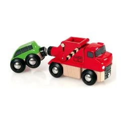 Brio 33528 Abschleppwagen Mit PKW Für Holzeisenbahn