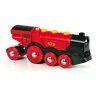 Brio 33592 Batterielok "Rote Lola" Für Holzschienenbahn -Le Toy Van Geschäft 33592 rote Lola neu