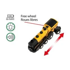 Brio 33630 Goldene Batterielok Für Holzeisenbahn -Le Toy Van Geschäft 33630 2 Goldene Batterielok