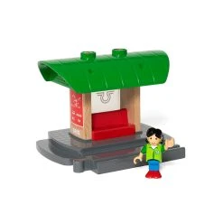 Brio 33840 Bahnhof Mit Aufnahmefunktion Für Holzeisenbahn