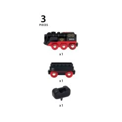 Brio 33884 Batterie-Dampflok Mit Wassertank Für Holzeisenbahn 10 Brio 33884 Batterie-Dampflok Mit Wassertank Für Holzeisenbahn -Le Toy Van Geschäft 33884 4 Batterie Dampflok mit Wassertank