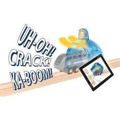 Brio 33965 Smart Tech Sound Abenteuer-Bahnübergang Für Holzeisenbahn -Le Toy Van Geschäft 33965 7 Smart Tech Sound Abenteuer Bahnubergang