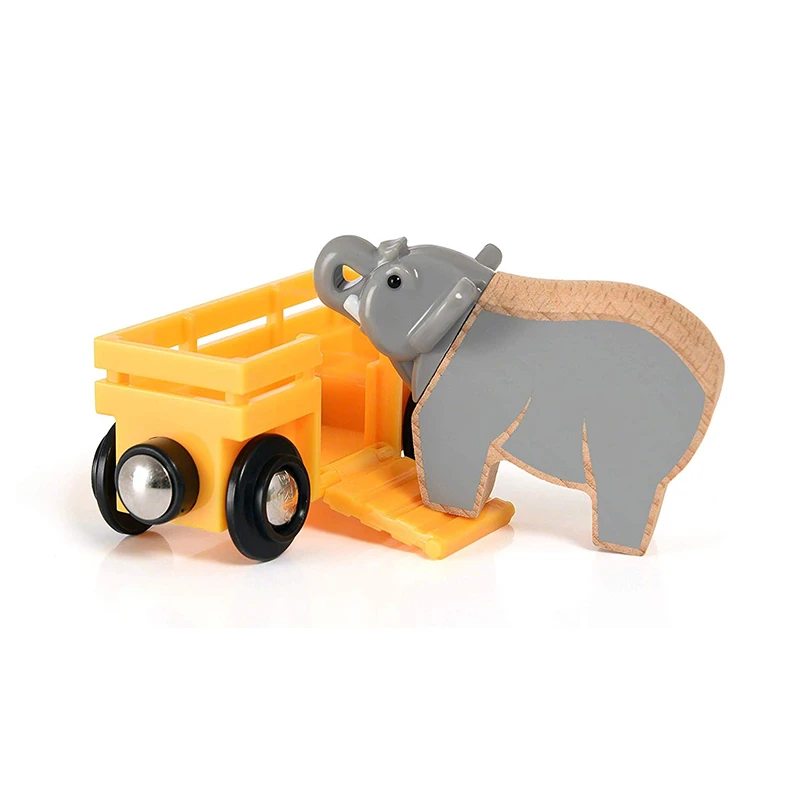 Brio 33969 Tierwaggon Mit Elefant Für Holzeisebahn 4 Brio 33969 Tierwaggon Mit Elefant Für Holzeisebahn – Bild 2