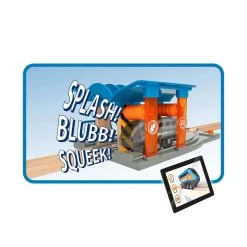 Brio 33975 Smart Tech Sound Waschstraße Mit Werkstatt Für Holzeisenbahn -Le Toy Van Geschäft 33975 4 Waschstrasse mit Werkstatt