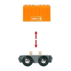 Brio 33982 Güterzug Mit Drei Waggons Für Holzeisenbahn -Le Toy Van Geschäft 33982 3 Guterzug mit drei Waggons