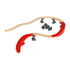 Brio 33995 Schienenpaket Berg Und Tal Für Holzeisenbahn -Le Toy Van Geschäft 33995 6 Schienenpaket Berg und Tal