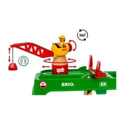 Brio 33996 Verlade-Terminal Für Holzschienenbahn -Le Toy Van Geschäft 33996 2 Verlade Terminal