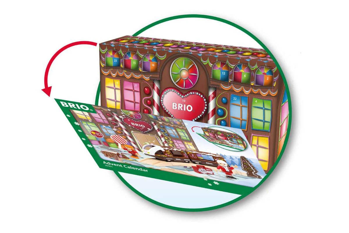 Brio 36001 Adventskalender 2022 Mit Lebkuchenzug Für Holzeisenbahn 4 Brio 36001 Adventskalender 2022 Mit Lebkuchenzug Für Holzeisenbahn – Bild 2