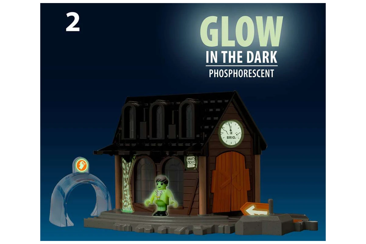 Brio 36007 Geisterbahnhof Mit Sound Smart Tech Für Holzschienenbahn 7 Brio 36007 Geisterbahnhof Mit Sound Smart Tech Für Holzschienenbahn – Bild 5