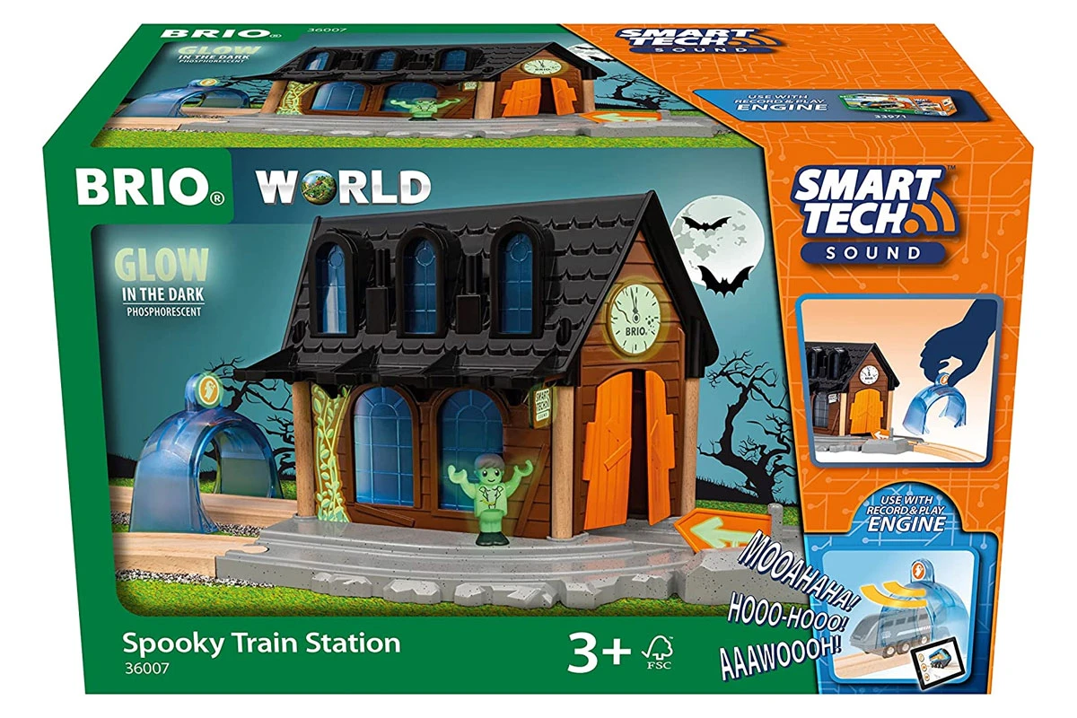Brio 36007 Geisterbahnhof Mit Sound Smart Tech Für Holzschienenbahn 8 Brio 36007 Geisterbahnhof Mit Sound Smart Tech Für Holzschienenbahn – Bild 6