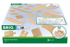 Brio 36030 Schienensortiment Deluxe 70-teilig Für Holzschienenbahn -Le Toy Van Geschäft 36030 2 Schienensortiment Deluxe