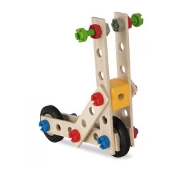 Eichhorn 39018 Constructor "Motorroller" 65-tlg. Holzbaukasten Holz -Le Toy Van Geschäft 39018 3 Constructor Motorroller