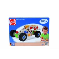 Eichhorn 39028 Constructor "Buggy" 100-tlg. Holzbaukasten -Le Toy Van Geschäft 39028 Buggy