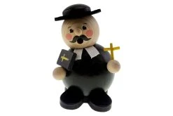 Hess 40011 Räuchermann "Pastor" Holz Erzgebirge