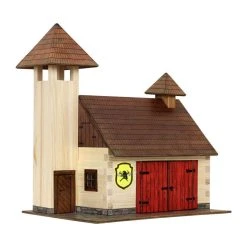 Walachia W41 "Feuerwehrhaus" Modellbaukasten 1:32 Holz