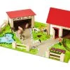 Eichhorn 4309 Großer Bauernhof Mit Viel Zubehör Holz + Tiere Aus Kunststoff