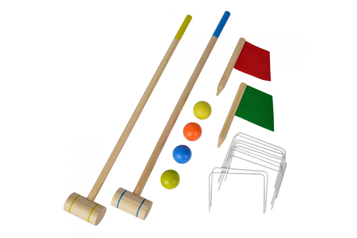 Eichhorn 4592 Outdoor Krocket Spiel Holz 3 Eichhorn 4592 Outdoor Krocket Spiel Holz