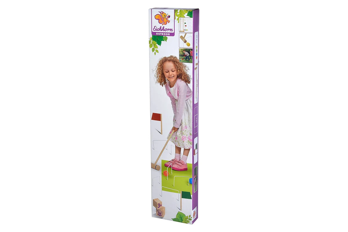 Eichhorn 4592 Outdoor Krocket Spiel Holz 4 Eichhorn 4592 Outdoor Krocket Spiel Holz – Bild 2