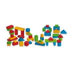 Eichhorn 50421 Bunte Holzbausteine-Box (50 Stück) -Le Toy Van Geschäft 50421 1 bunte Holzbausteine Box 50 Stuck