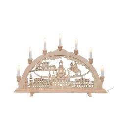 Sigro 5210039 Schwibbogen "Dresden" Holz