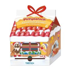 Trötsch 52314 Adventskalender Haus "Pittiplatsch" 24 Minibücher