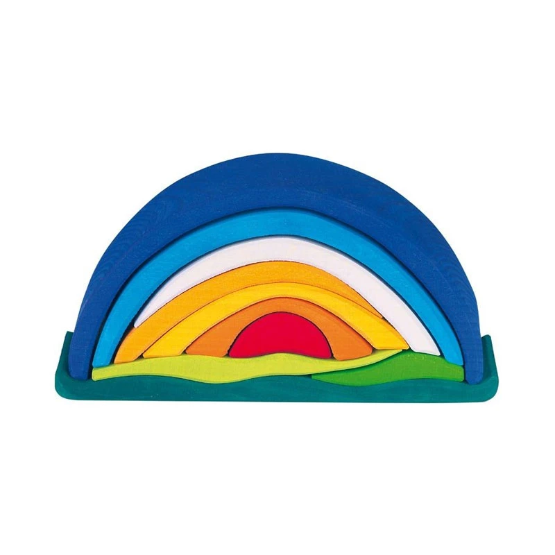 Glückskäfer 523324 "Sonnenaufgang" 10-teilig Holzbausteine Bunt 3 Glückskäfer 523324 "Sonnenaufgang" 10-teilig Holzbausteine Bunt