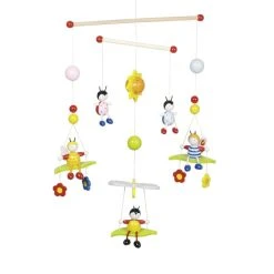 Goki 52954 Mobile 3D "Bienen Und Käfer" Holz