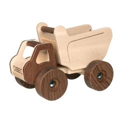 Goki 55882 Muldenkipper Nature Holzauto