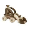 Goki 55910 Holzauto Radlader Natur Holz -Le Toy Van Geschäft 55910 Radlader