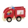 Goki 55927 Holzauto "Feuerwehr" Rot Mit Figur -Le Toy Van Geschäft 55927 Feuerwehr