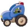 Goki 55928 Traktor Holztraktor, Blau Holz -Le Toy Van Geschäft 55928 s