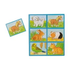 Goki 56786 Tierlotto 28 Teile Aus Holz Bilderlotto -Le Toy Van Geschäft 56786 3 Tierlotto