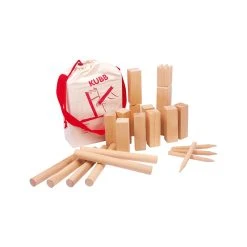 Goki 56874 Wikingerspiel "Kubb" Klein 21-teilig 25 Cm Hoch Gesellschaftsspiel