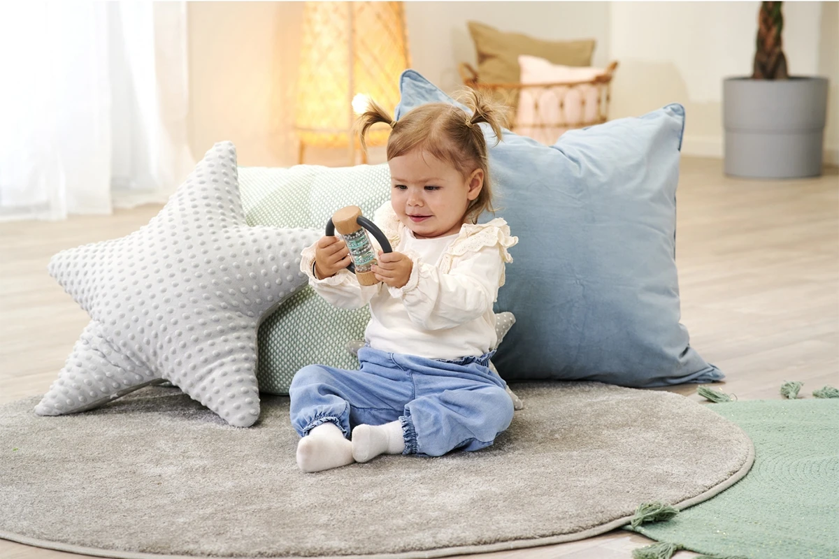 Eichhorn 5723 Baby Pure Rasselring Regenstab Holz 4 Eichhorn 5723 Baby Pure Rasselring Regenstab Holz – Bild 2