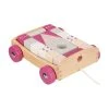 Goki 58458 Ziehwagen Lifestyle Beere Rosa Mit 20 Bausteinen