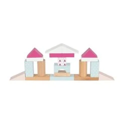 Goki 58460 Holzbausteine-Box Lifestyle Beere (rosa) Holz -Le Toy Van Geschäft 58460 3 Holzbausteine Box rosa