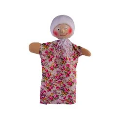 Kersa 60280 Handpuppe "Oma" Für Puppentheater Holzkopf