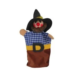 Kersa 60741 Handpuppe "Räuber Potz Blitz" Für Puppentheater Holzkopf