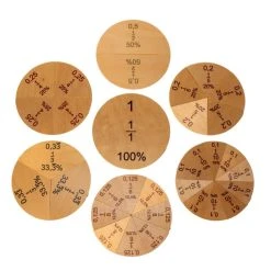 Ebert 612032 Bruchrechner Prozentrechner Rechnen Lernen Holz Erzgebirge
