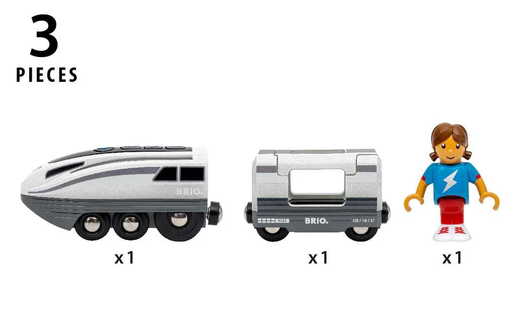 Brio 36003 Turbo-Zug Battrielok Für Holzeisenbahn 7 Brio 36003 Turbo-Zug Battrielok Für Holzeisenbahn – Bild 5