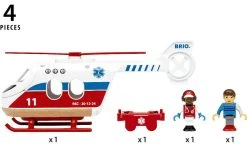 Brio 36022 Rettungshubschrauber Mit Zubehör Für Holzeisenbahn -Le Toy Van Geschäft 63602200 7