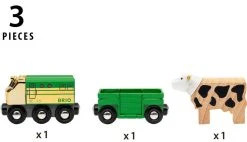 Brio 36040 Bauernhof Sondereditionszug 2023 Gold/grün Für Holzeisenbahn -Le Toy Van Geschäft 63604000 3
