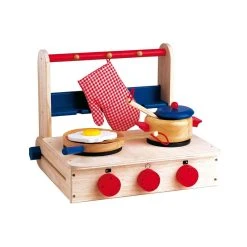 Estia 640011 Zweiplattenherd Für Kinderküche Mit Pfanne, Topf...