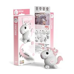 EUGY 650014 Bastelset 3D-Tierfigur "Einhorn" Carletto 7 EUGY 650014 Bastelset 3D-Tierfigur "Einhorn" Carletto -Le Toy Van Geschäft 650014 3 Bastelset 3D Tierfigur Einhorn
